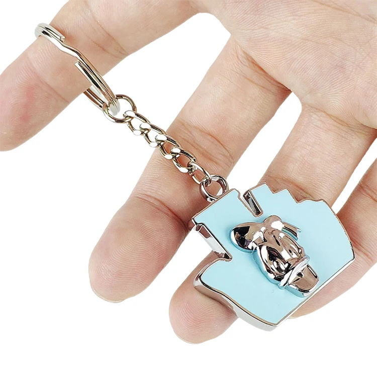 Hot Sale Mickey Mouse Keychain Kawaii Minnie Bag Pendant Ornament Toy Custom Metal Keychains