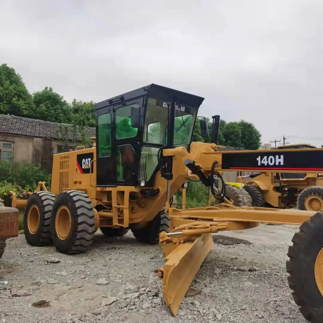 Original CAT140H motor grader used motor grader land leveller with good performance in good condition for sale in China