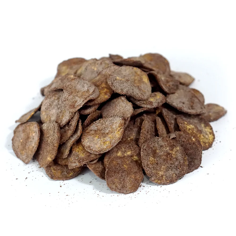 Yellow Banana Chips Extravaganza Banamia Chips 80g Fresh Crispy Dried Fruit Snacks with Soft Chocolate Flavour