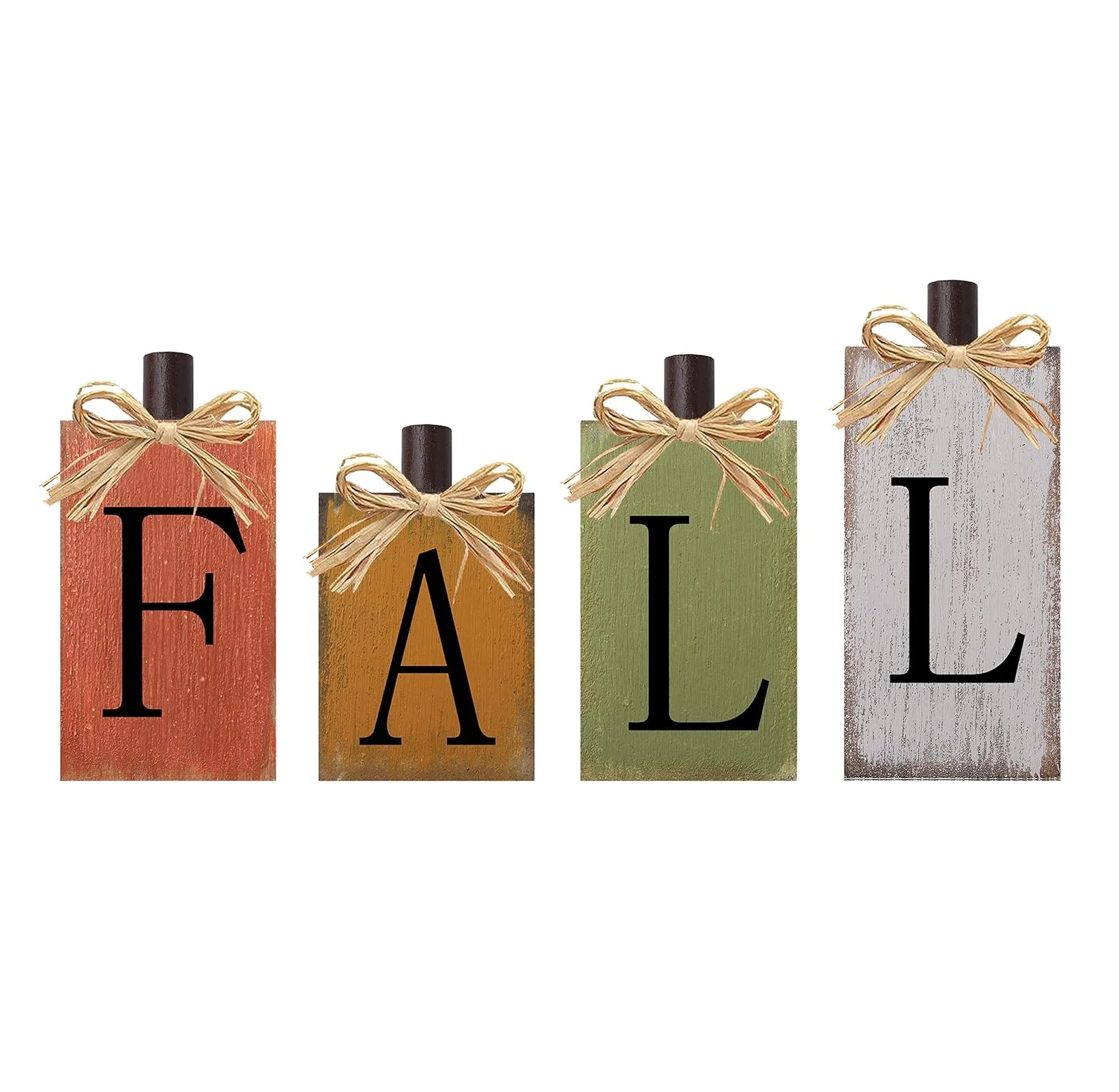 Fall Decorations for Home Thanksgiving Signs for Home Decor Fall Wooden Table Sign Vintage Farmhouse Fall Block Sign