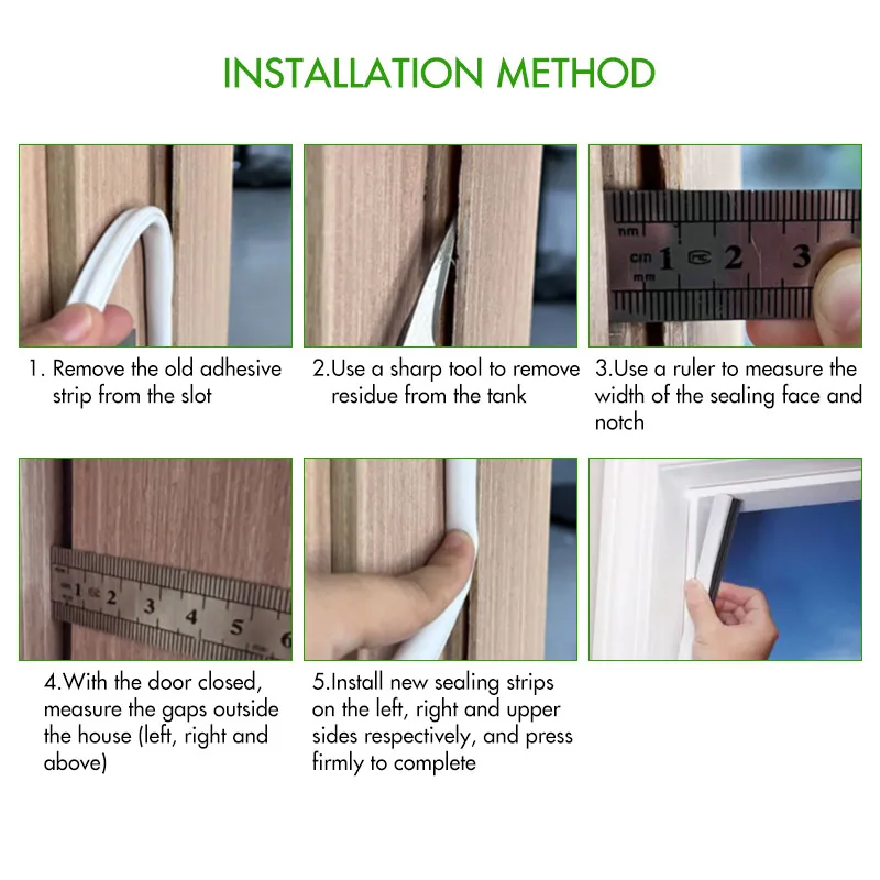 Wooden door and window t slot strip seal waterproof soundproof TPE PVC weather stripping