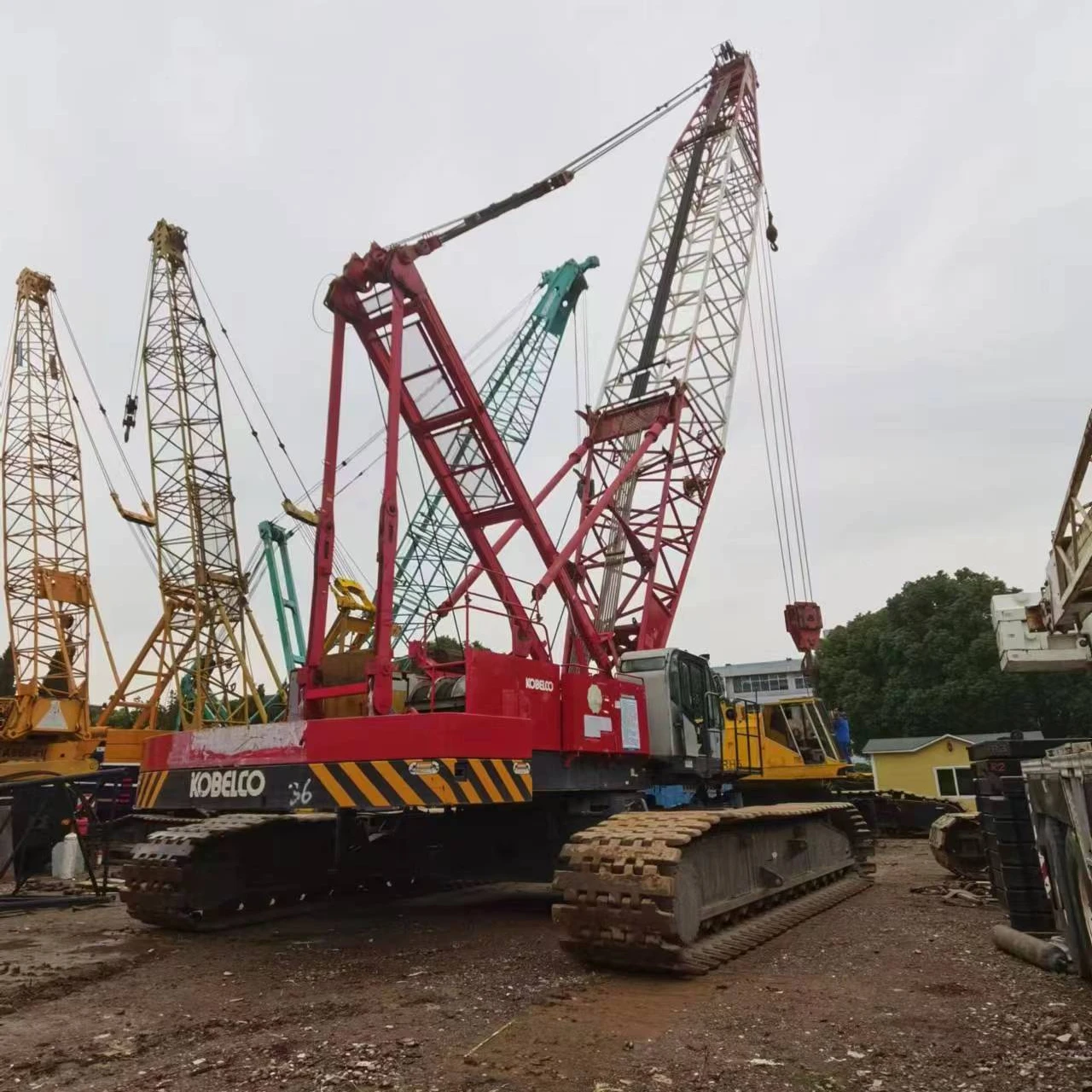 Japan Original Used Crane Kobelco Crawler Crane 7250