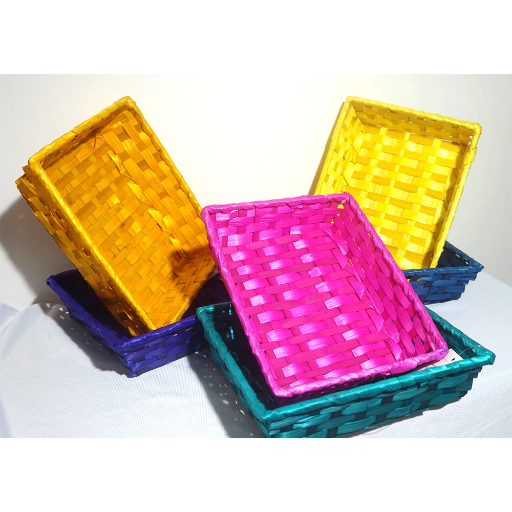 100% handmade decorative gift basket bamboo for easter and Christmas made in Vietnam