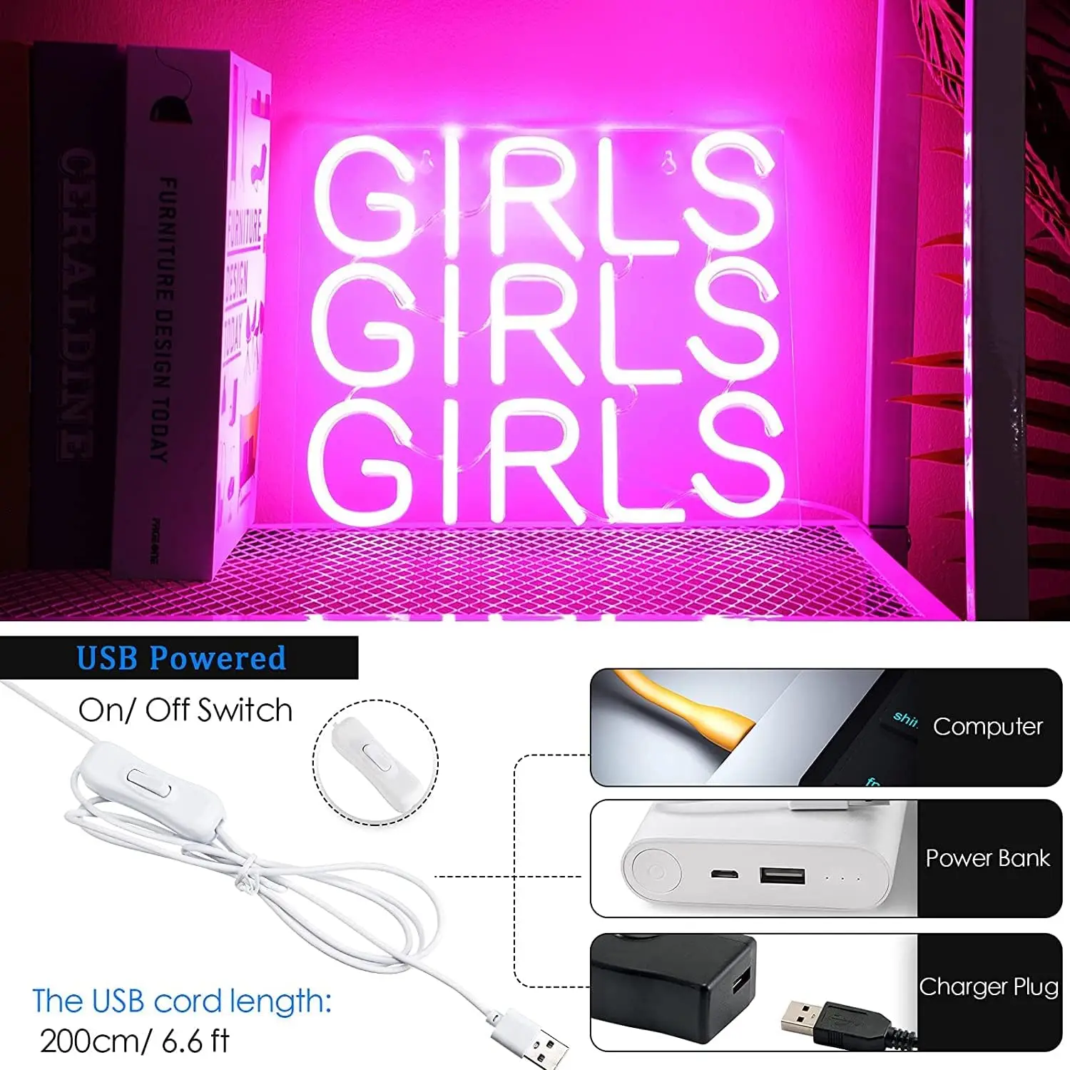 Custom Outdoor Steel Neon Signage Led Neon Sign Waterproof Luminous Light Body Lamp PVC Item Lighting Pcs Rohs Color Design Type