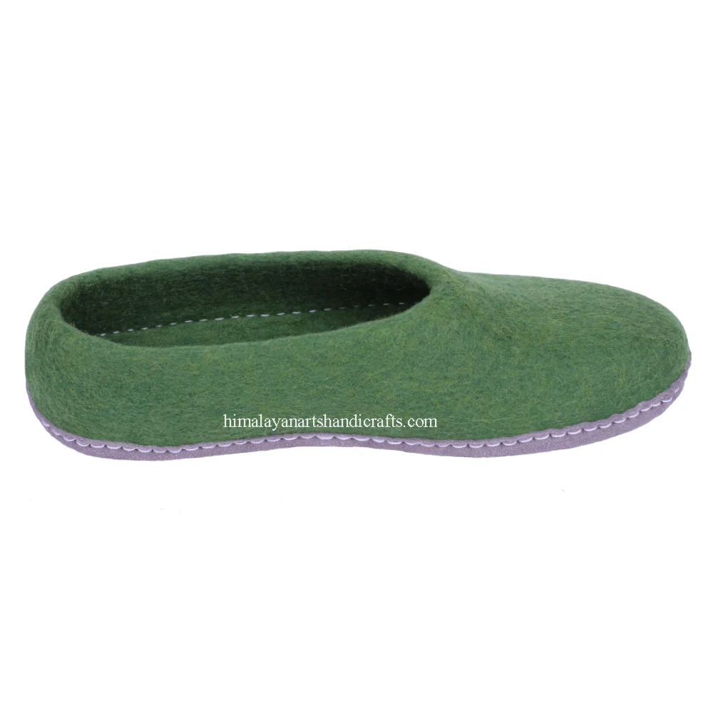 Handmade in Nepal Felt Slipper/Shoes/Boot