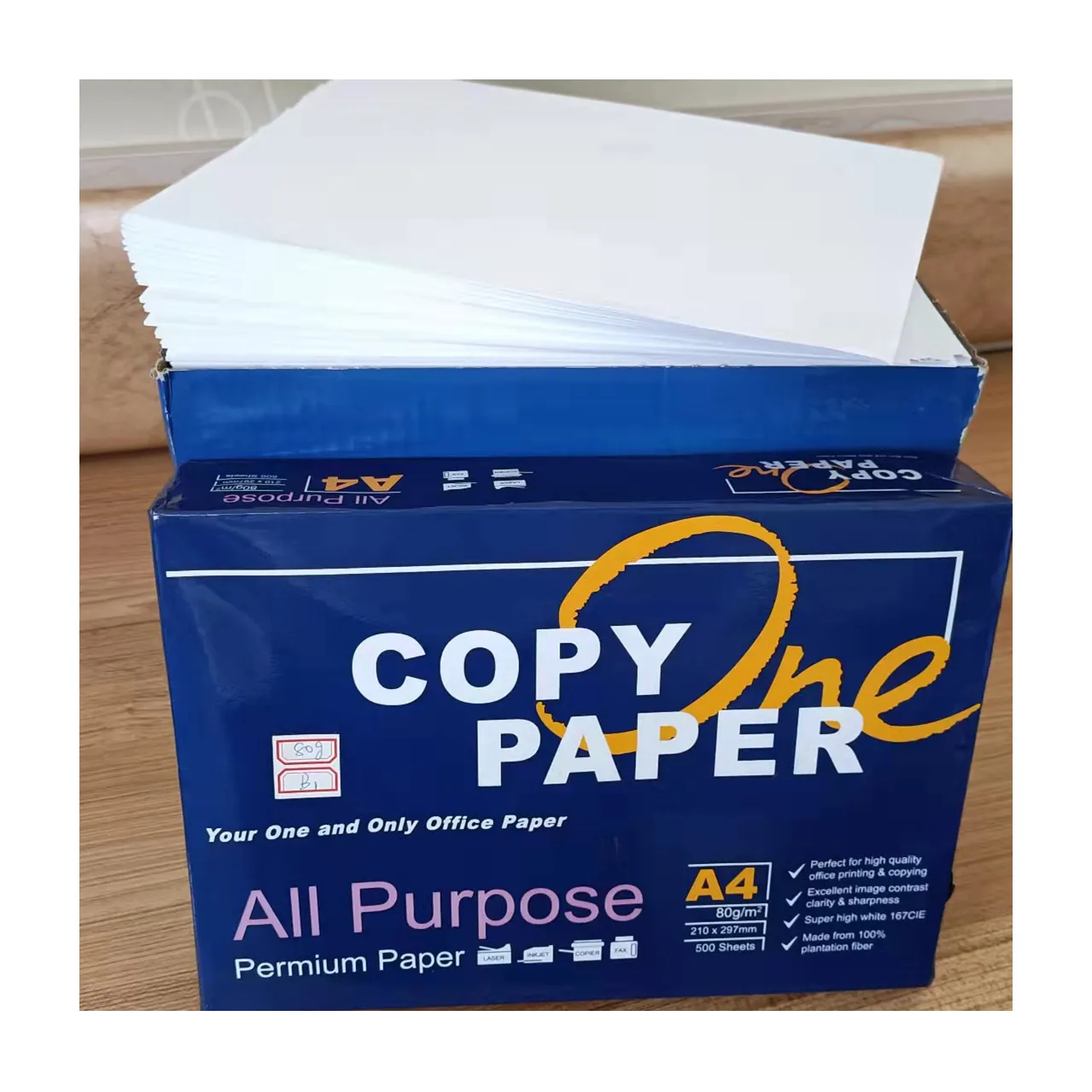 Double A a4 paper 80gsm 75 and 70gsm Copy Paper 500 Sheet Ream from Thailand
