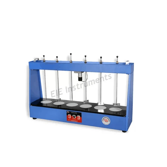 Indian Factory Jar Testing Machine/ Flocculator With Heavy Duty Structural Construction for Two Stirrers Jar Test Apparatus