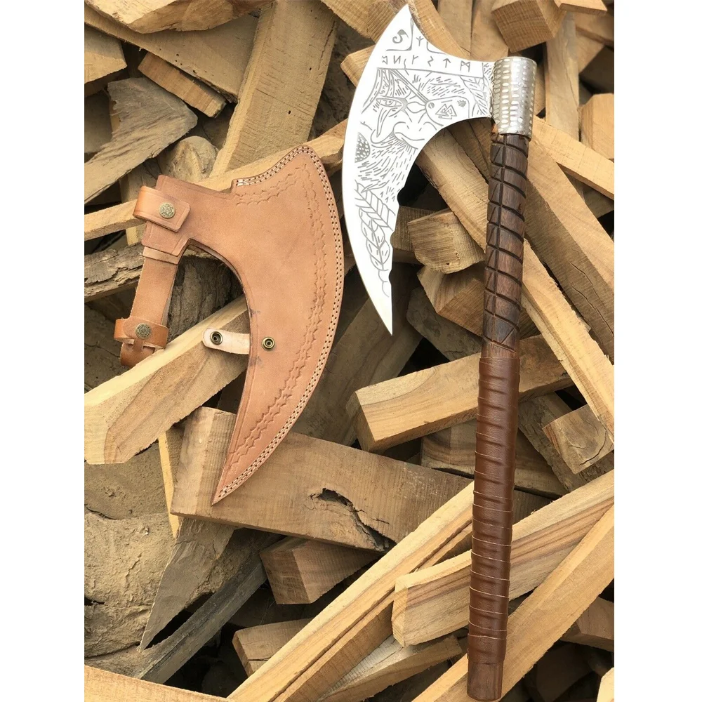 high carbon steel Hand Tools firefighter axe suitable for firefighting logging and wood cutting
