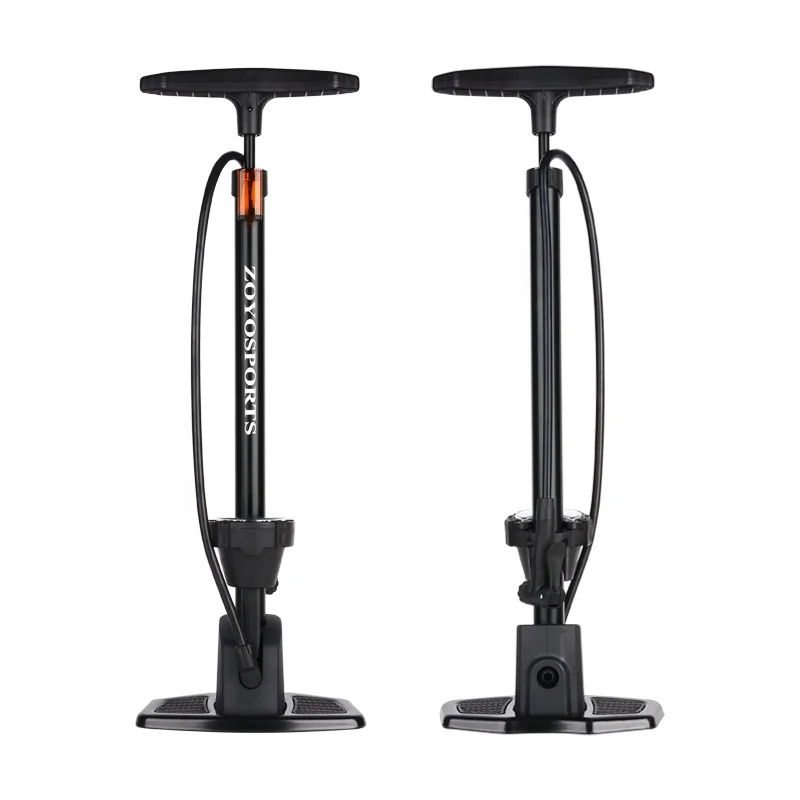 2022 New Design 230PSI Bike Pumps With Large Barometric Dial High Quality Bicycle Accessories Bicycle Floor Pump