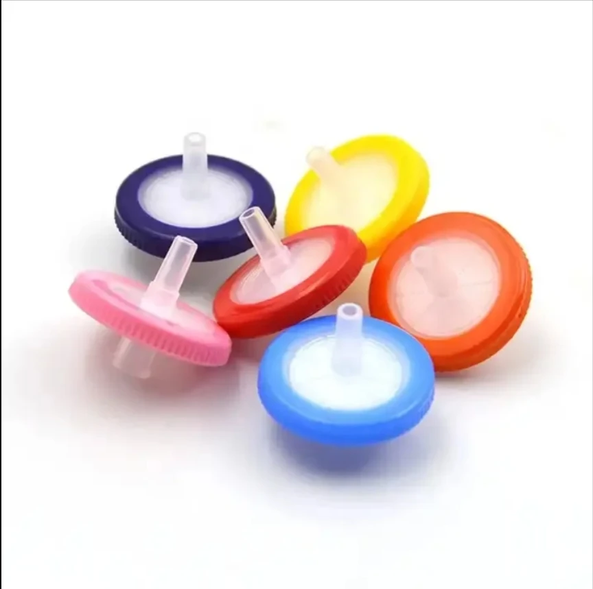 Homay Laboratory Filter 13mm 0.22um Disposable Hydrophilic Hydrophobic Nylon Media Syringe Filter For Food And Beverage