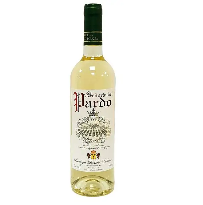 Качественное испанское белое вино Новый Винтажный 2022 Senorio de Pardo Macabeo и Moscatel виноград из La Mancha - 6 бутылок в коробке