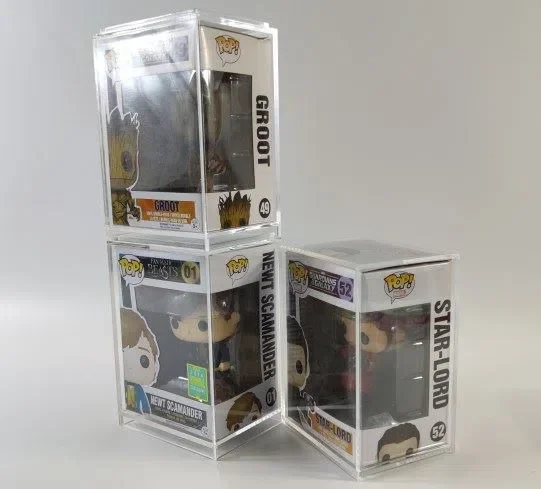 Funko Pop Shield Magnetic Acrylic Plastic Transparent Protector 6 Inch Plexiglass Funko Pop Protector Case