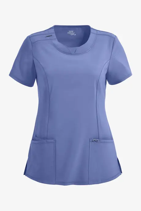 Wholesale Lab Coat Nurse Suit Denim Cotton Unisex OEM Uniform Women Scrubs Top Workwear