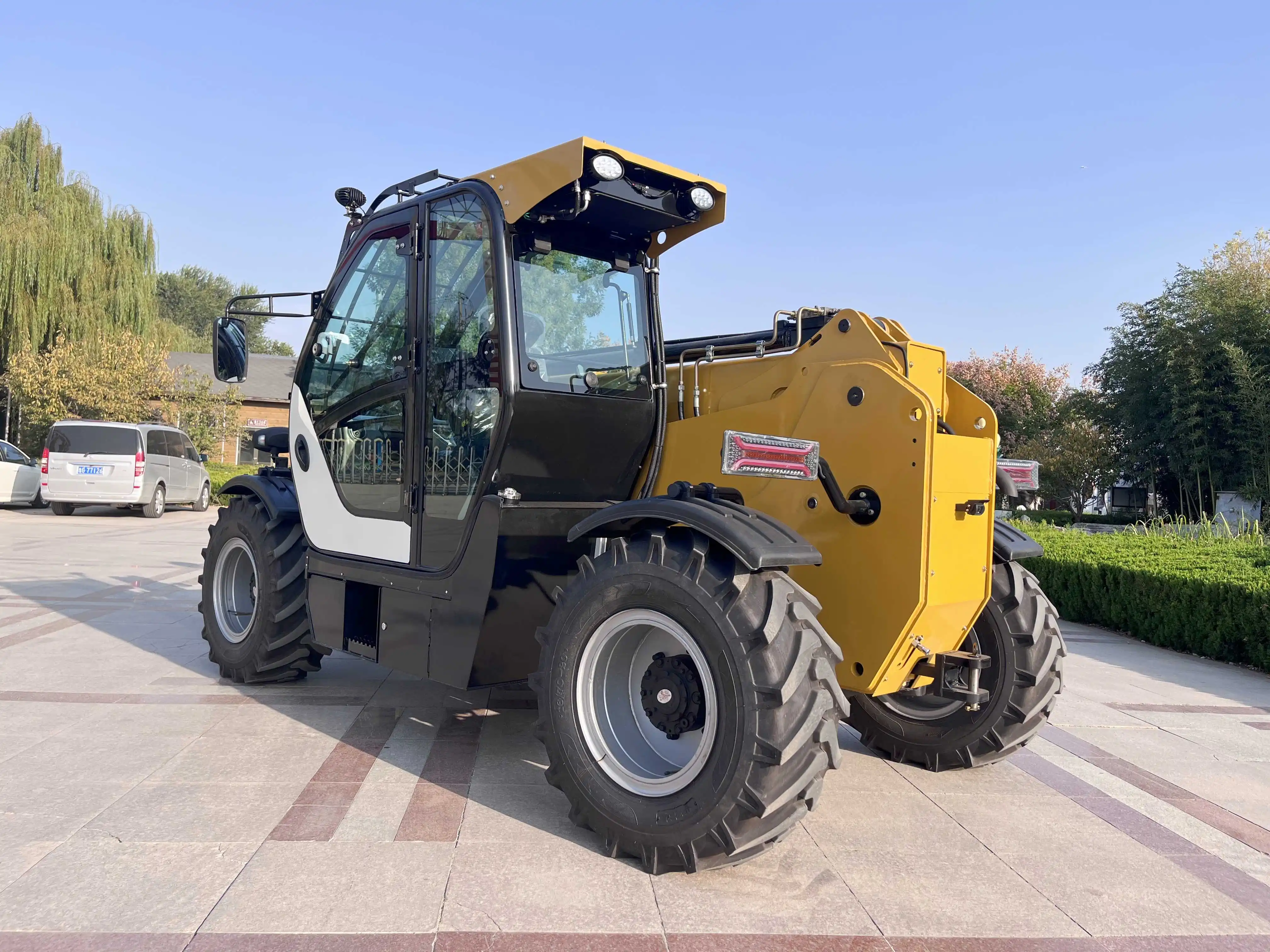 Compact telehandler 3ton small mini telescopic telehandler forklift with epa engine ce high quality low price