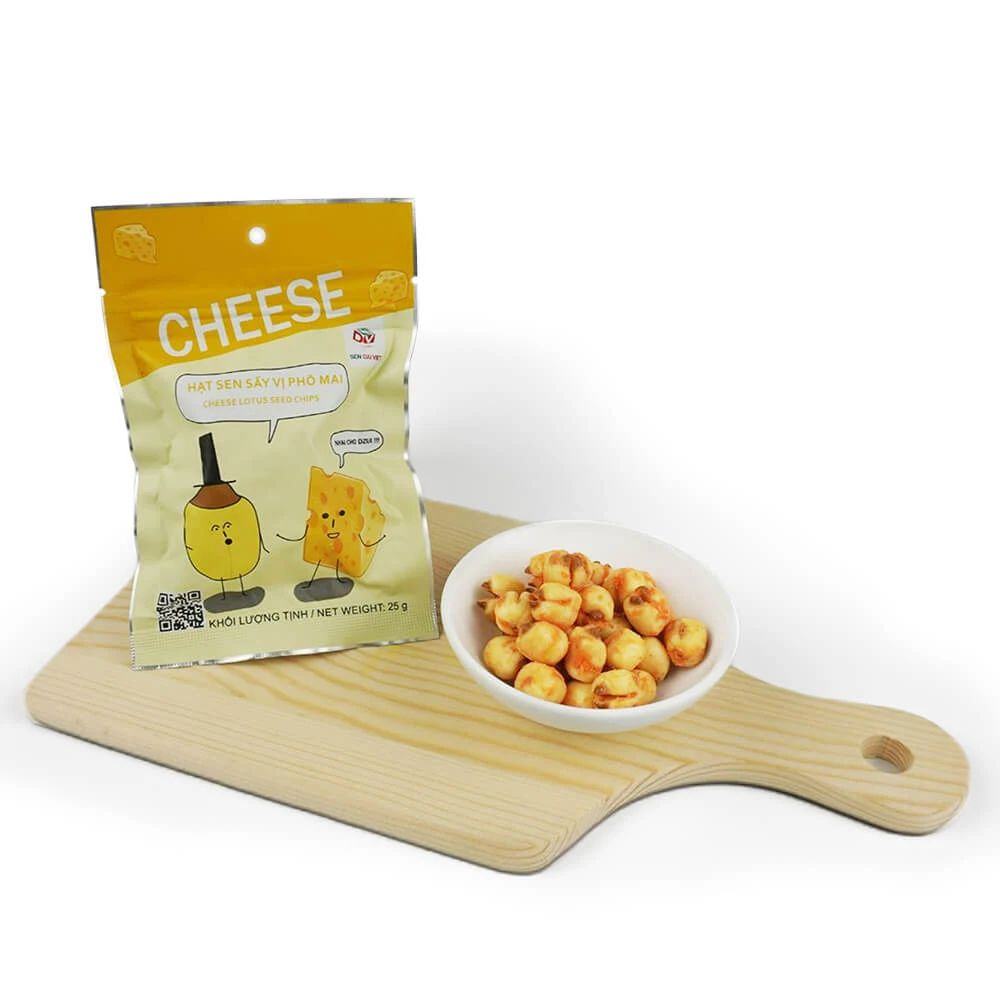 Organic Snacks Spicy Cheese 1 year Shelf Life Bag Fried Packaging Delicious Seasoning Lotus Seeds
