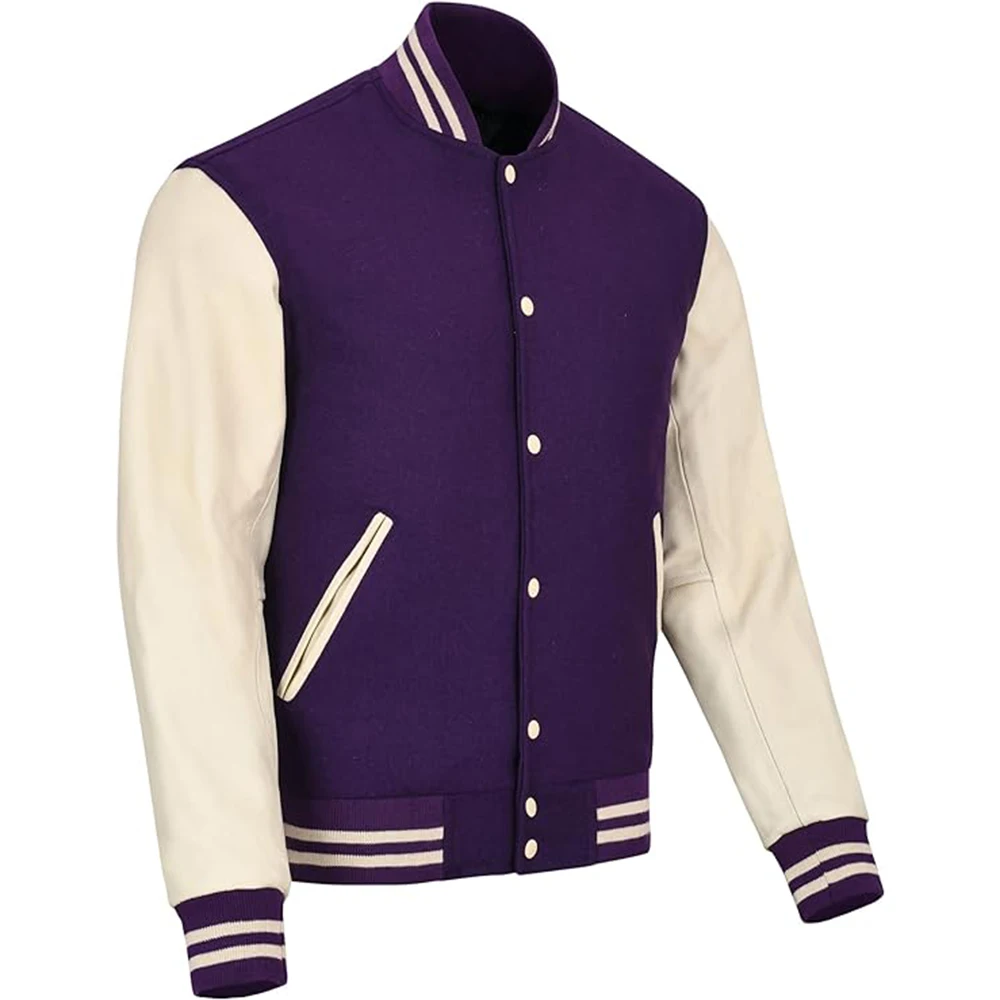 Varsity Jackets Men Spring Baseball Aviator Jackets Embroidery Spliced PU Leather Sleeves Autumn Women Bomber Coat