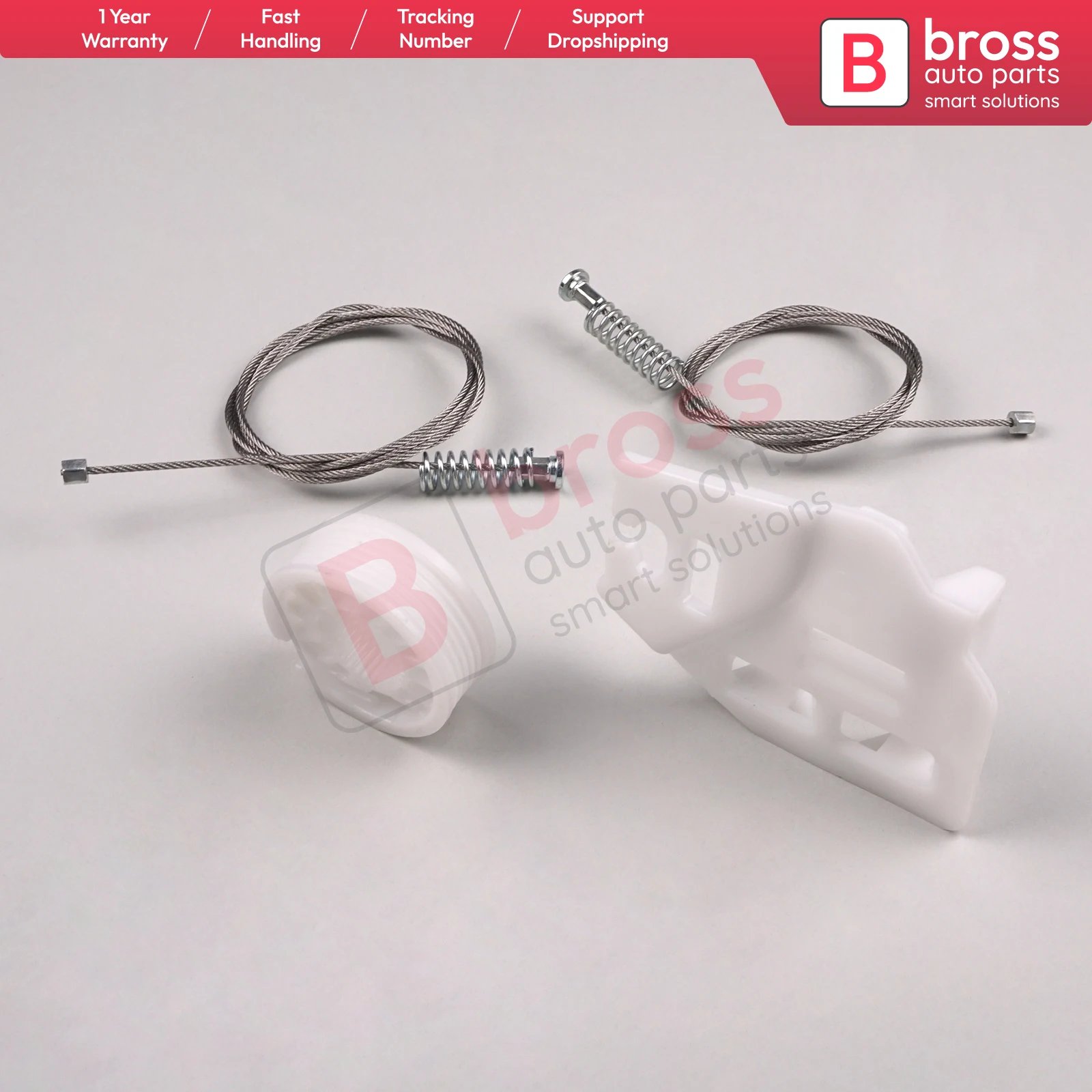 BWR504  Window Regulator Repair Kit Rear Right Door for 3 Series E46 1998-2005 4/5 Door 51358212100