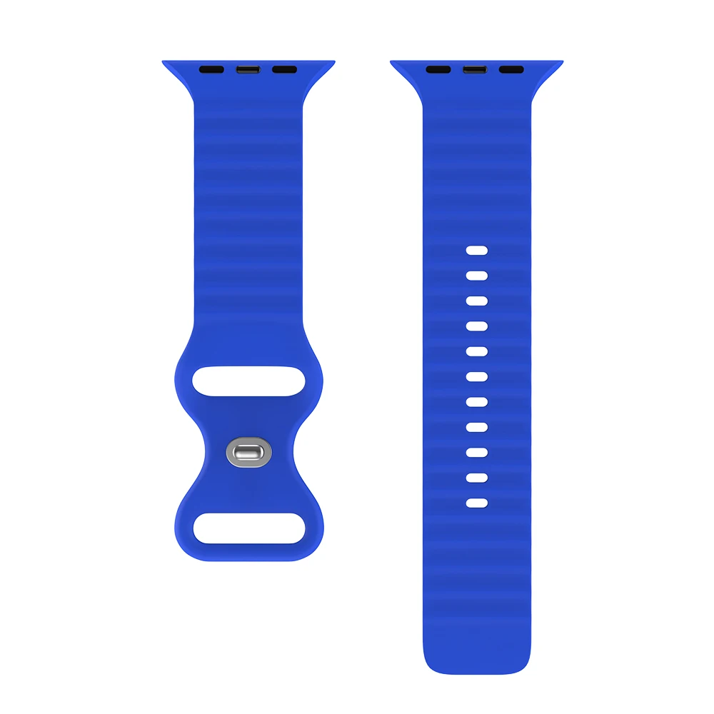 Coolyep Hot Selling sport Silicone Watch Band Replacement Band Watch Strap 40Mm 44Mm For Iwatch Series 6 Se