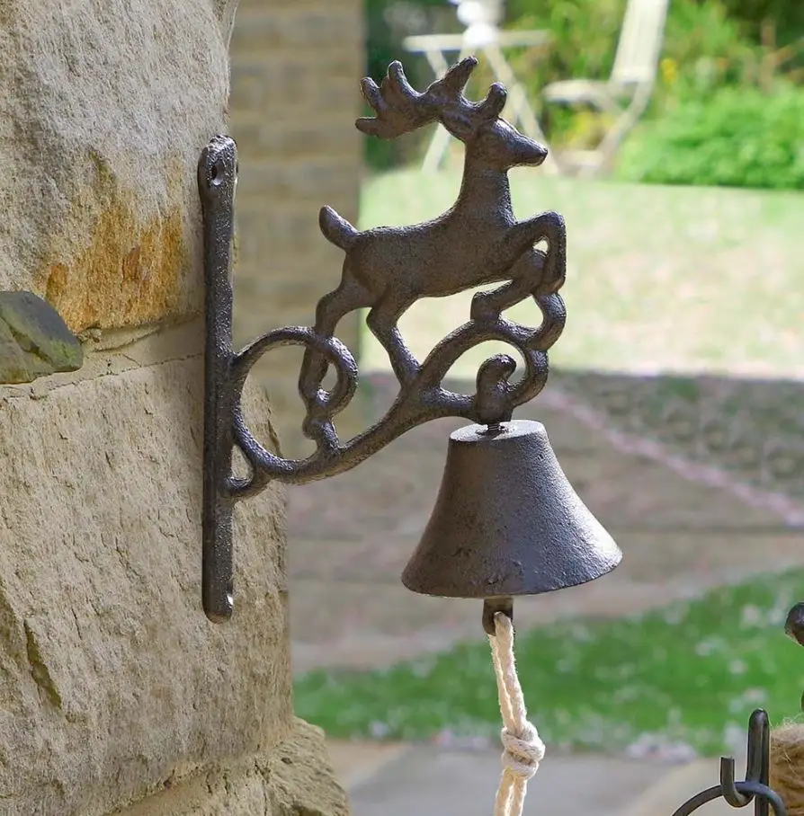 Modern And Luxury Antique Iron Hanging Door Bell Outdoor for Home Decor Farmhouse Garden Decoration Made in india Bulk quantity