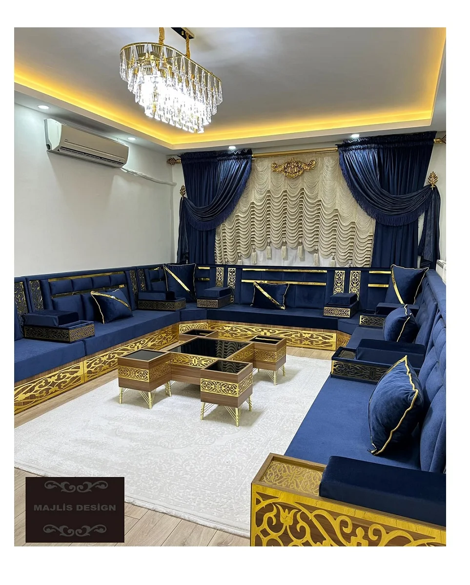 Arabic Majlis   Arab Majlis Furniture    Arabic Modern Majlis   |   Customization Possible   |  Free Worldwide Delivery