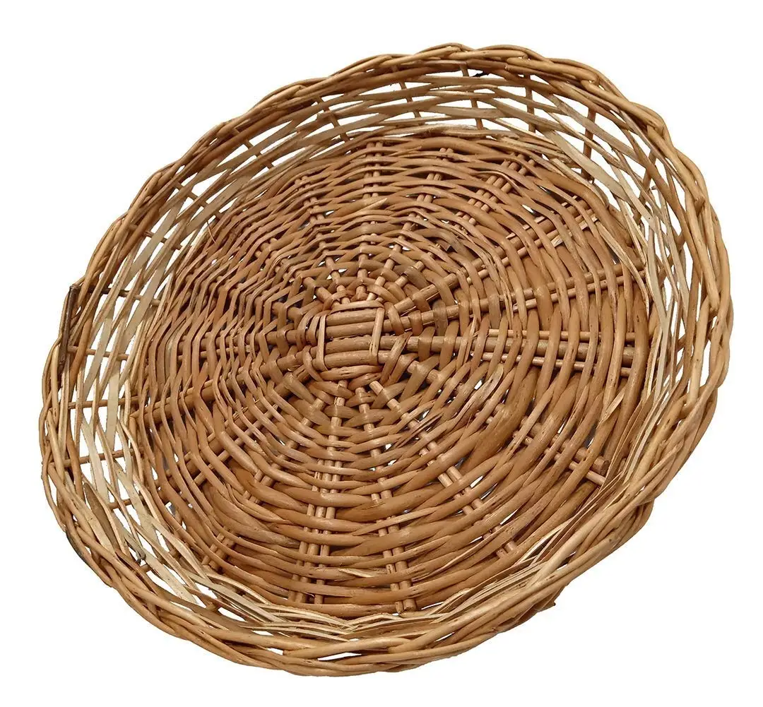 Trend Selling Rattan Basket Traditional Bowl Shaped Flower Basket Decorative Multipurpose Rattan Basket for Storage and Gifting
