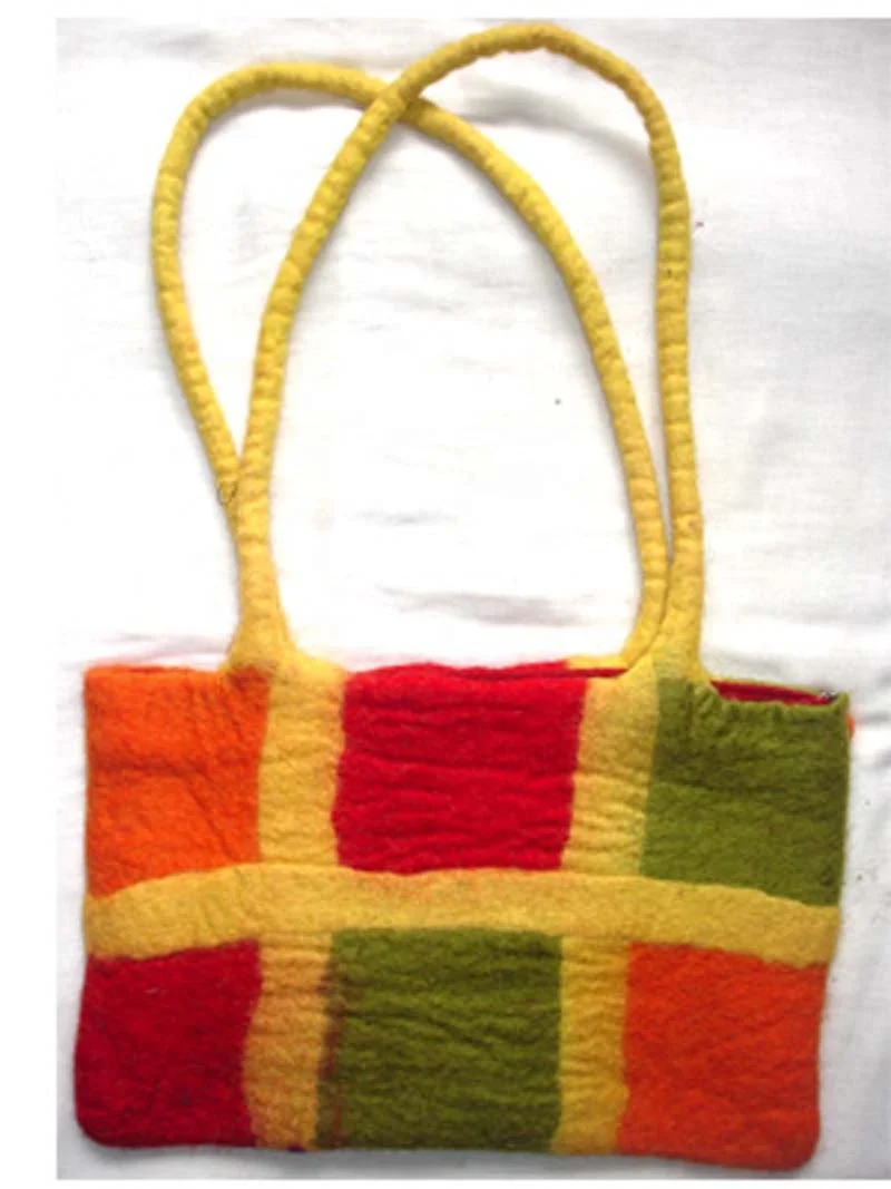 Felt Wool bag/Handmade Woolen felt bag