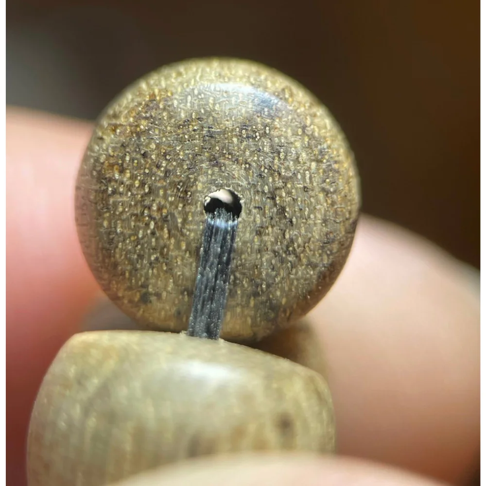 Vietnamese agarwood Beads Women Men 6mm 8mm Wooden Bead Buddhist Prayer Mala Necklace Bracelet Gift Jewelry