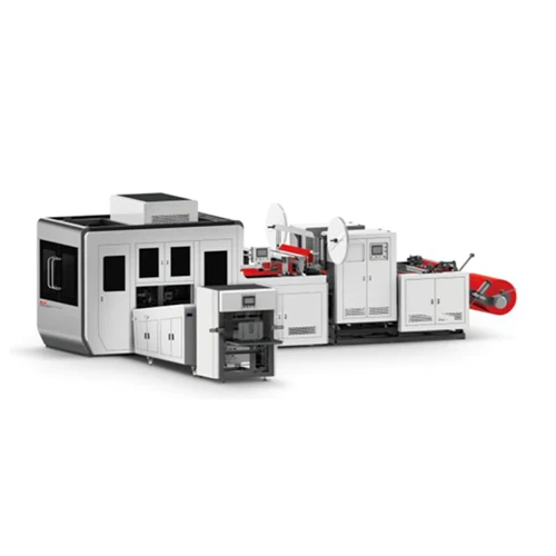 Automatic Reused Fabric Made 50-90pcs/min Bag Speed Small Bag Making Machine for Garments, Food & Beverage Shops