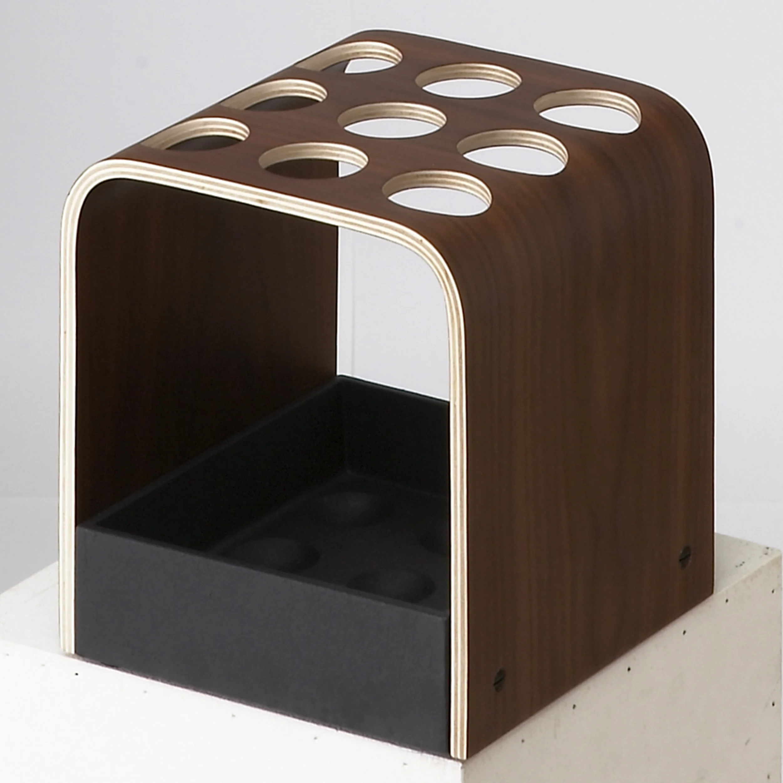 Премиальная металлическая подставка для зонта от дождя с черным порошковым покрытием твердый Железный держатель и исключительного качества в