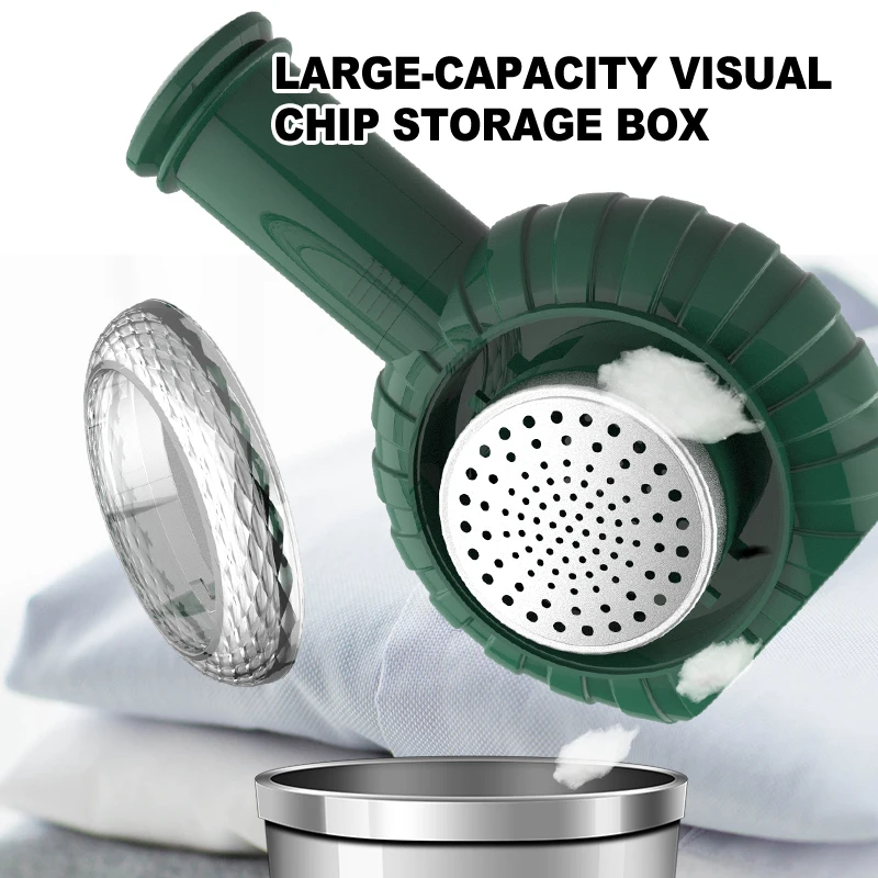 Novelty lint remover Electric shaver Replaceable stainless steel blades Removable trash can Lint  brush Lint remover