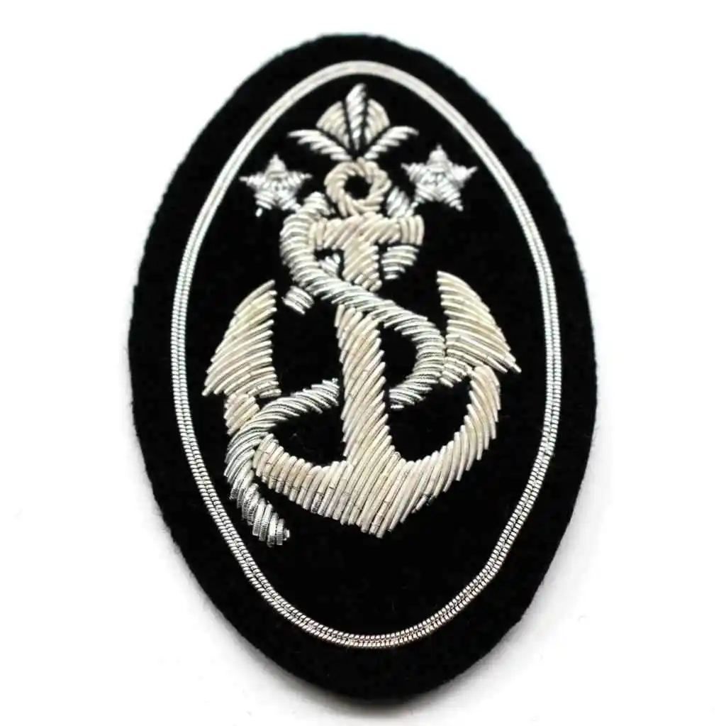 new fashion  hand embroidery bullion wire brooch HAND  fashion brooch custom made jacket patches Chair pin
