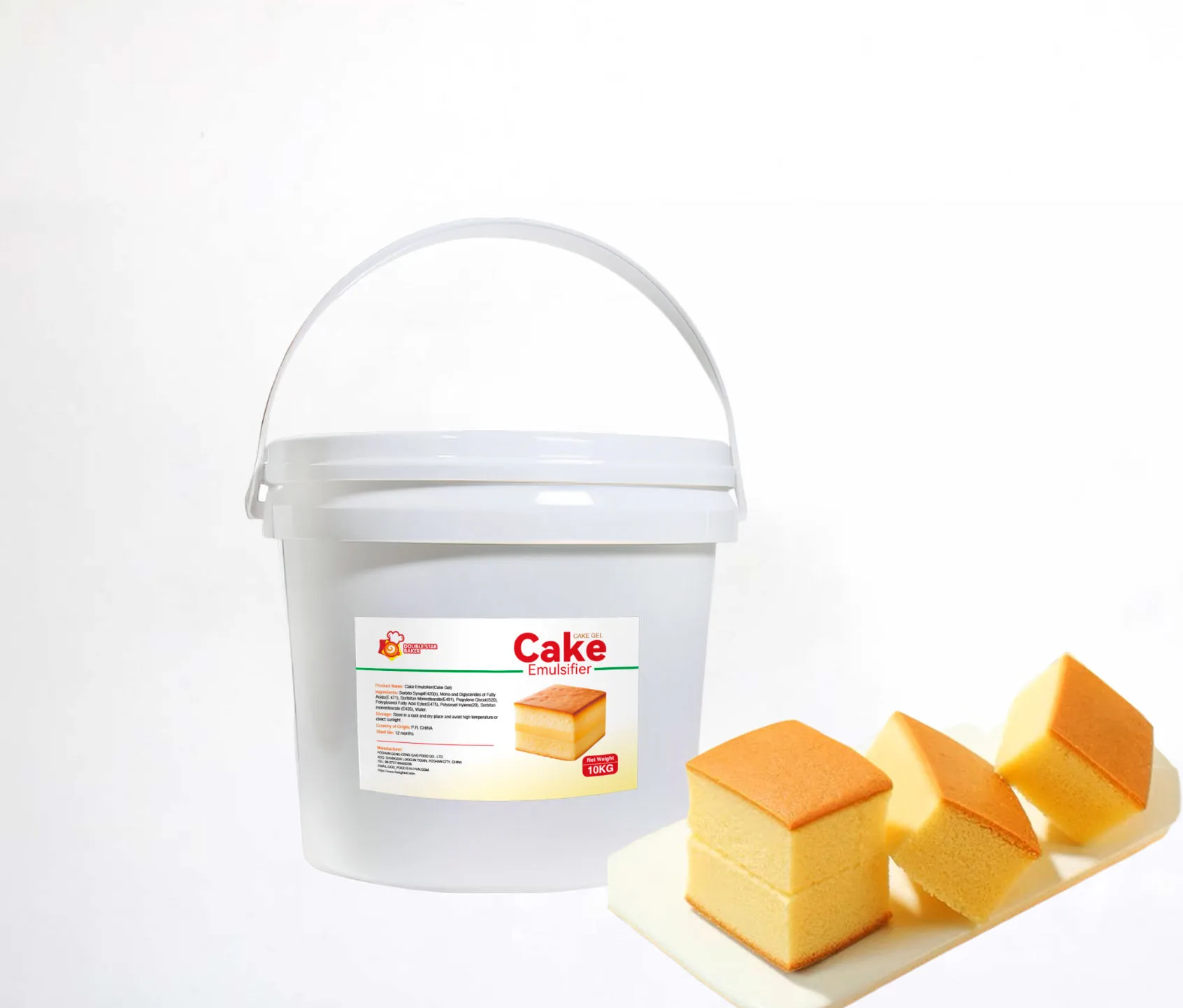 Cake Gel cake emulsifier and SP foaming agent and foam stabilizer