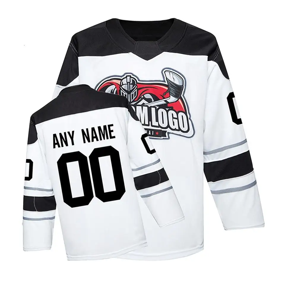 Top Quality Embroidery Custom Team Ice Hockey Jerseys Customized New Design Cheap Sublimation Ice Hockey jersey