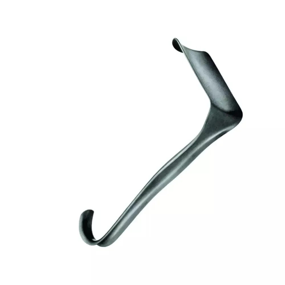 Хирургическая вагинальная игрушка Kristeller № 1-115x23 мм, двухсторонняя нержавеющая сталь