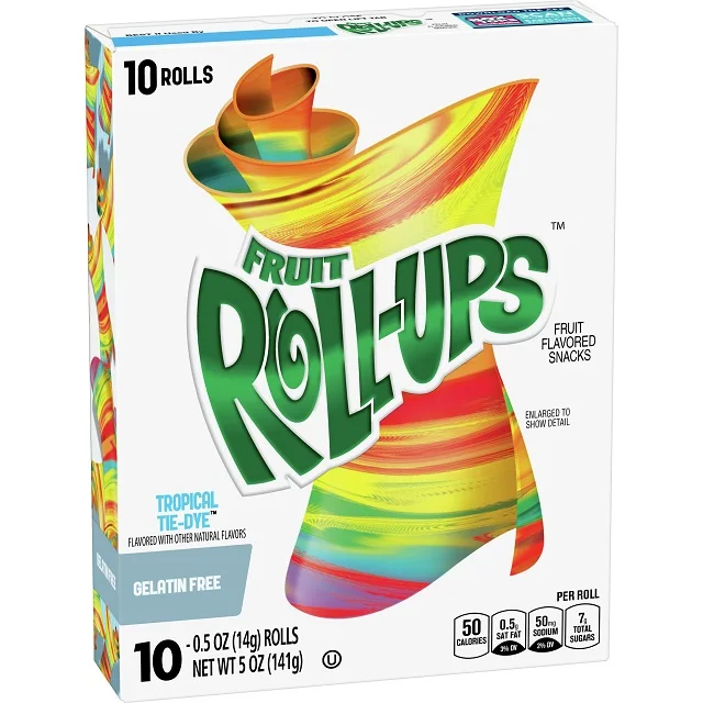 Фруктовые ролики, тропический тай-краситель, импорт США