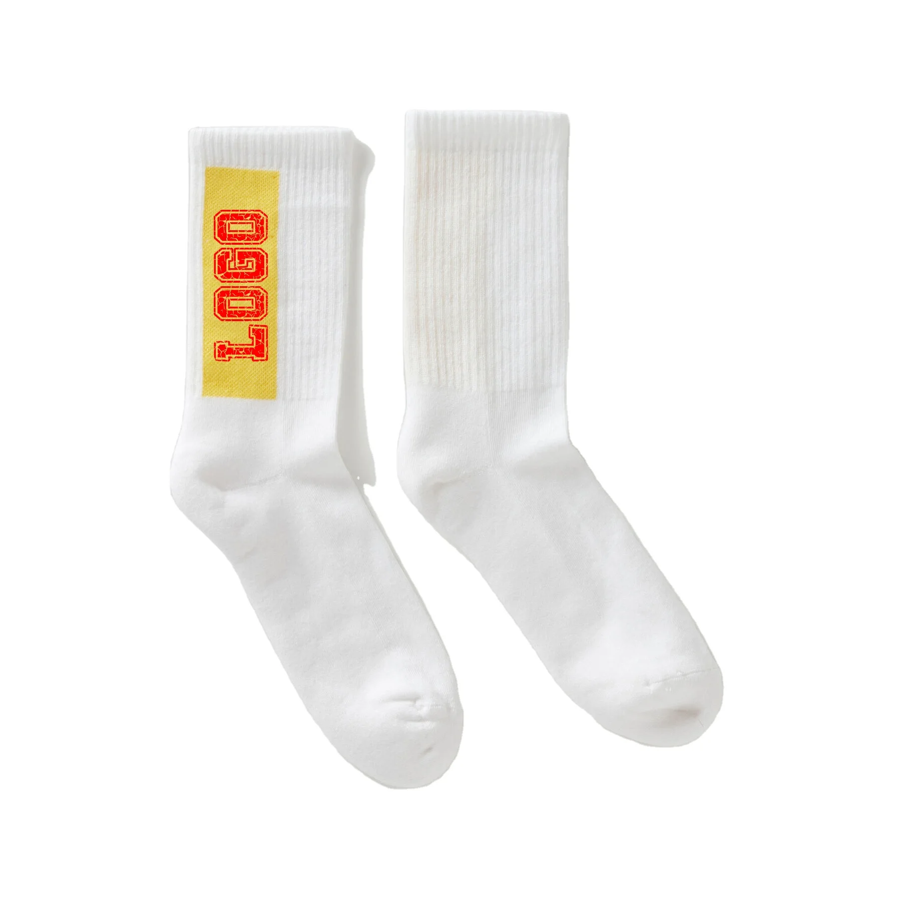 Machine made socks knitted knitting patterns free sports socks football sock Eco Friendly Custom knitted logo