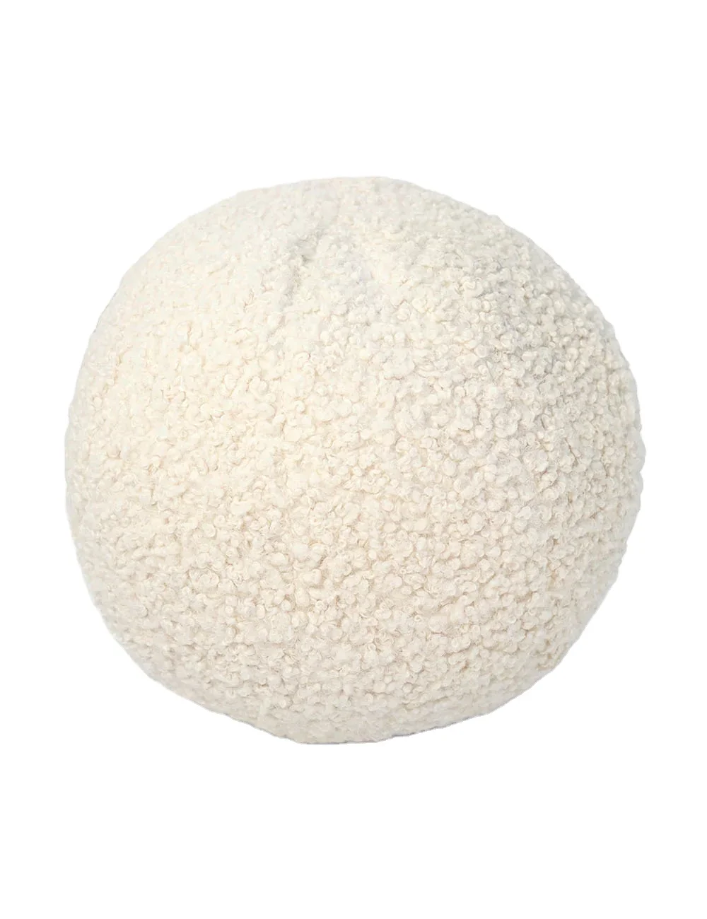Best Selling Decorative Pillow Teddy Bear Ball Shaped Cushions Wool Boucle Ball Throw Pillow For Sofa