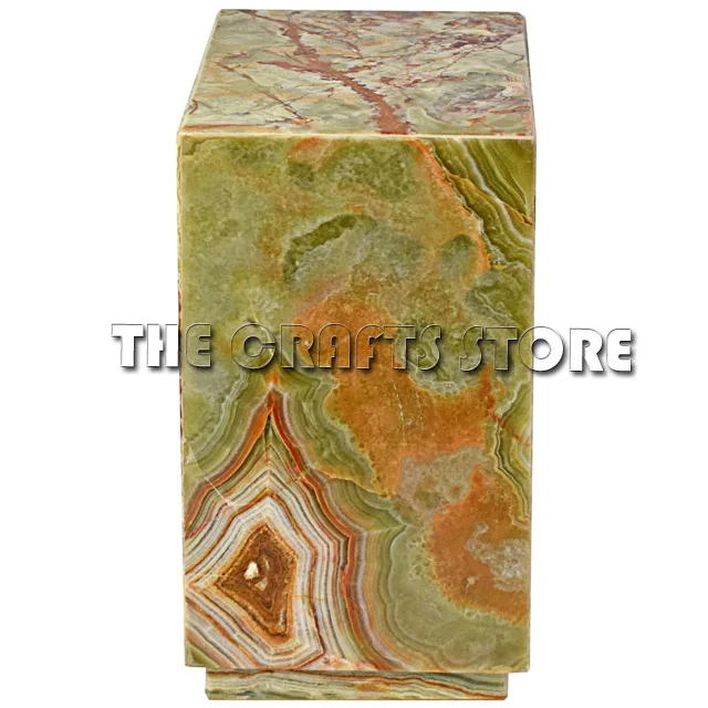 Cheap Marble and Onyx Natural Stone Assorted Medium Tower  Hand Crafted Cremation Urns For Holding Human & Pet Ashes