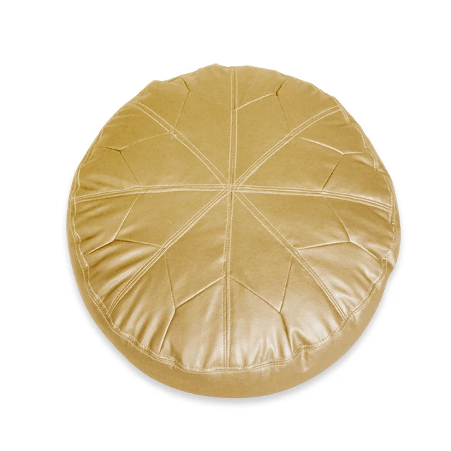 Flame retardantfaux leather star moroccan pouf footstool bean bag