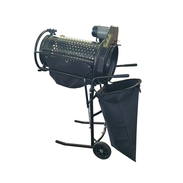 375mm 360W Electric Rotary Drum Soil Sieve Portable Sand Soil Garden Compost Sieving Machine