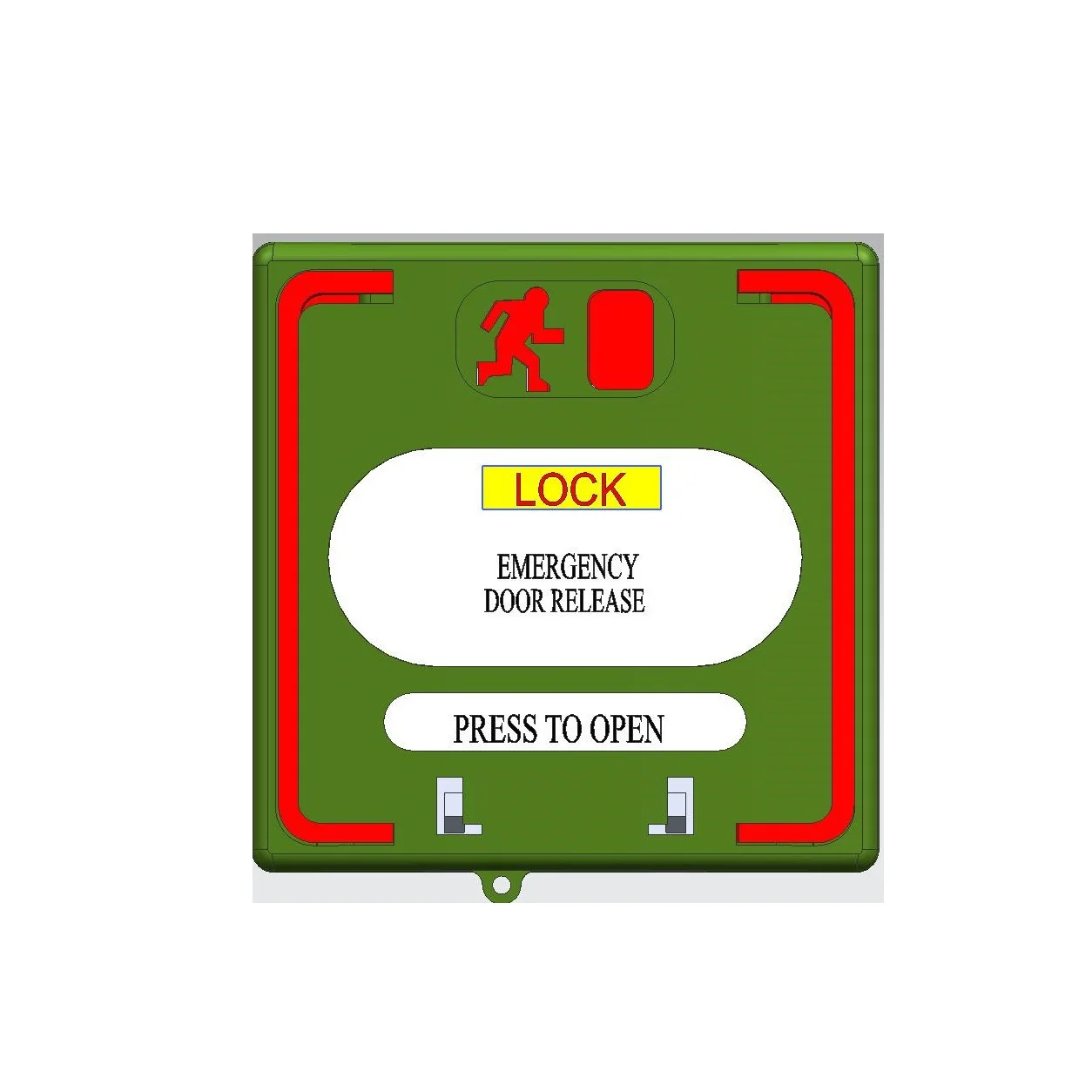 Best Quality Manual Call Point with LED and Buzzer for Emergency Door Release Available at Affordable Price