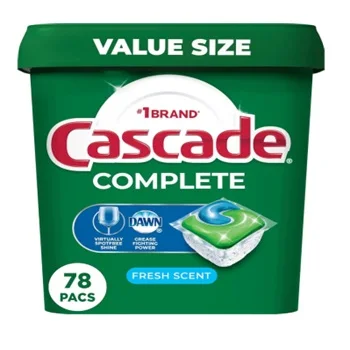 USA Supplier of Cascade-Complete dishwasher pods/tablets for washing dishes 78 Ct at Least Price