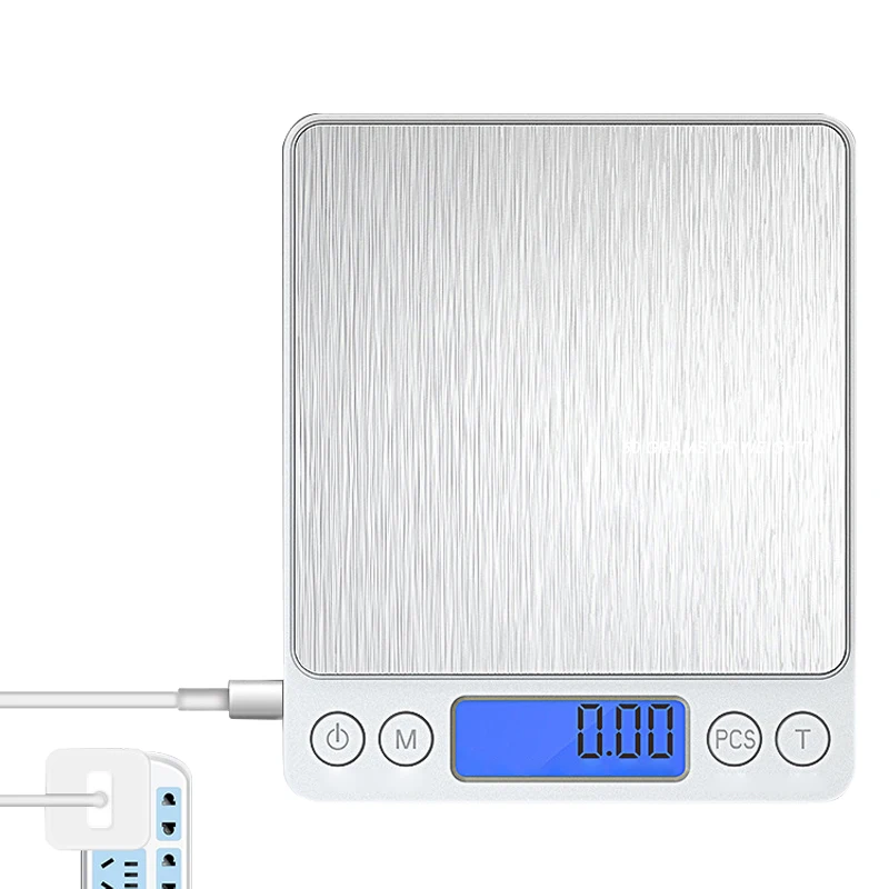 Balanza Digital Weight Weighing 200g 300g 1kg 0.1g 0.01g Kitchen Scales Balanzas De Cocina Gold Gram Scale Food Household Scales