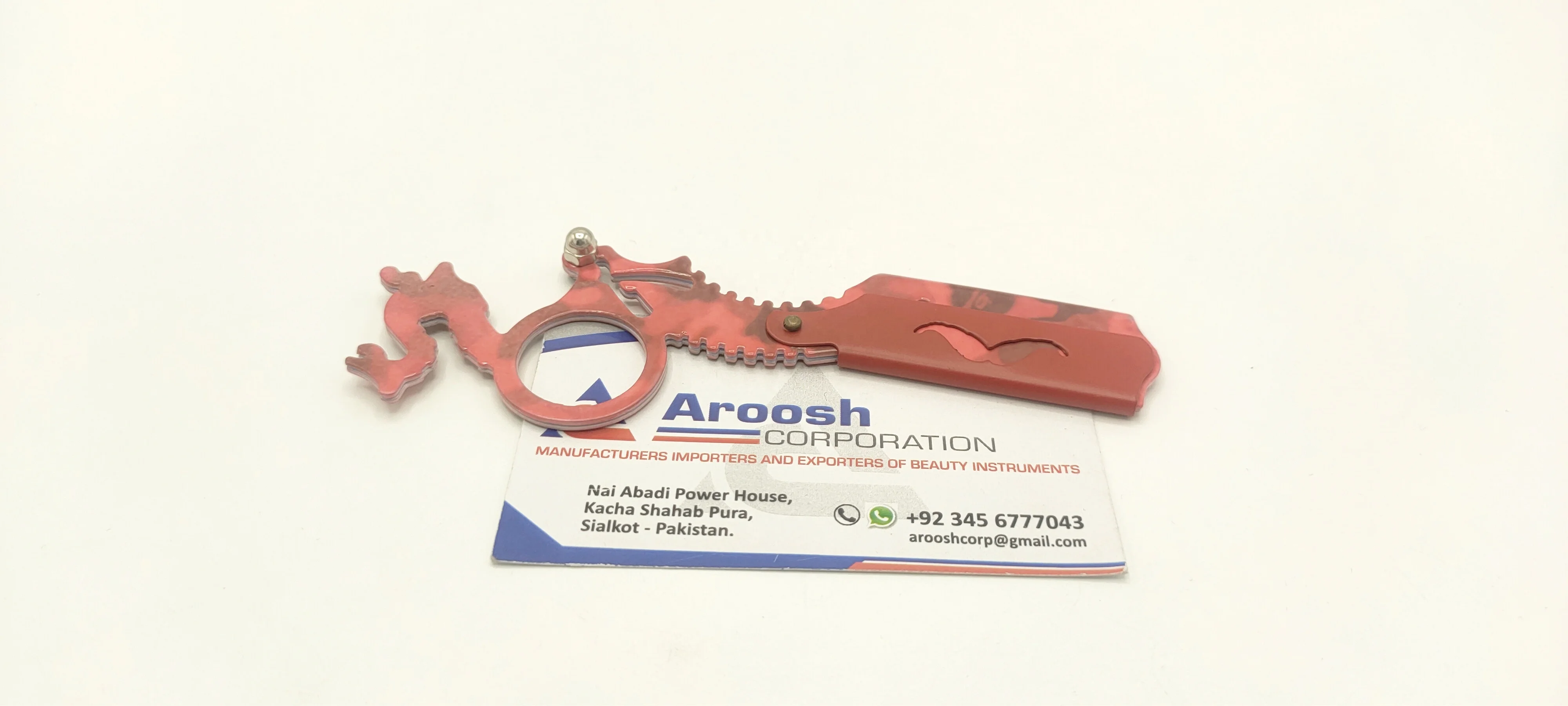 Wholesale High Quality Stainless Steel Custom Logo Professional Barber Finger Razor