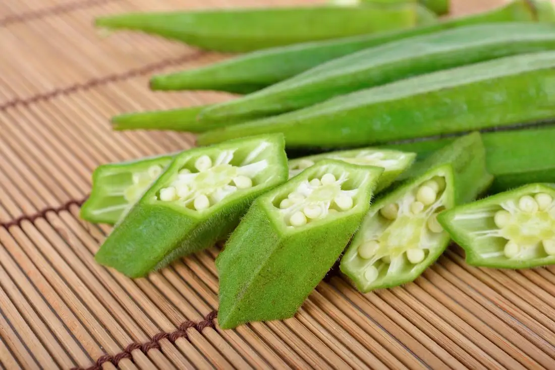 Свежий Okra Дамский палец/свежий зеленый Okra/Okro для