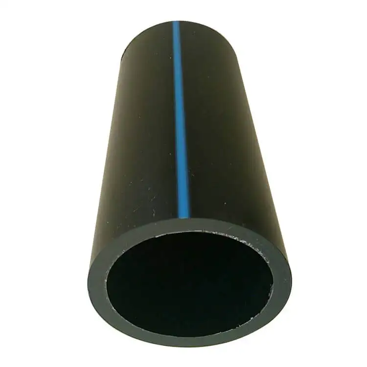 HDPE drainage plastic water line hdpe pe100 hdpe sdr11 blue line poly pipe near me