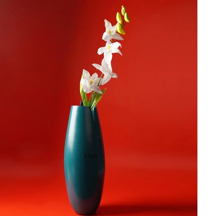 Antique Finishing Shiny Polished Ceramic Flower Vase for Home Decor Flower Vase Living Room Decoration