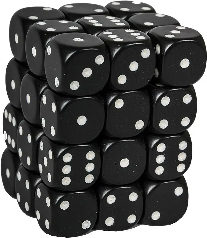 Hot Selling Gaming Horn and Bone Dice cubic dice buffalo Horn gaming dice with customize design and size