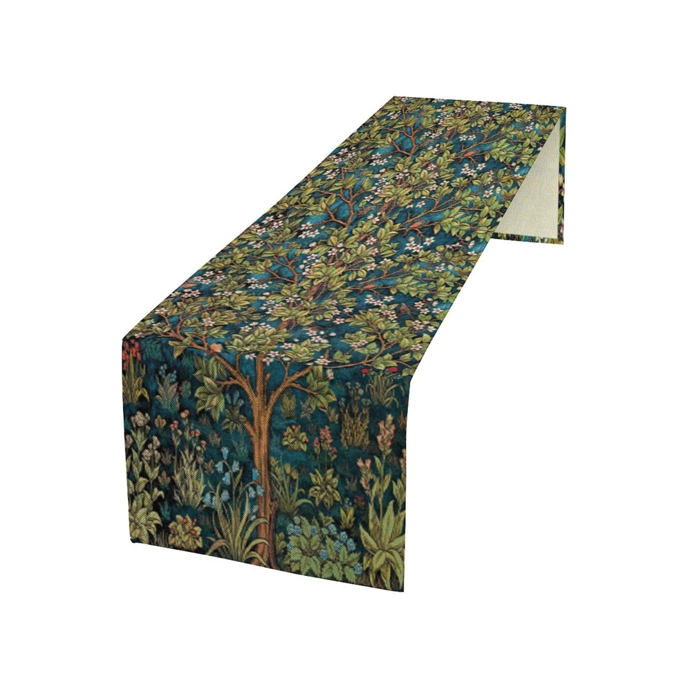 Wholesale Price Best Selling Morden Style Embroidered Pure Cotton Dining Room Table Runner Indian Exporter