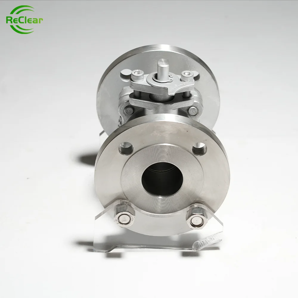 Lining Fluorine Ptfe Manual Operated Flange Connected Cast Iron Ball Valve